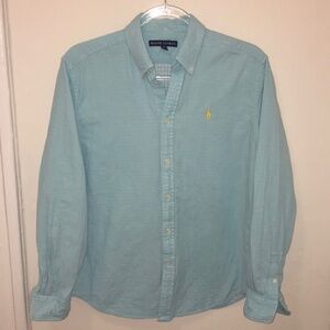 Ralph Lauren Button Down Polo Size L -Gently Worn
